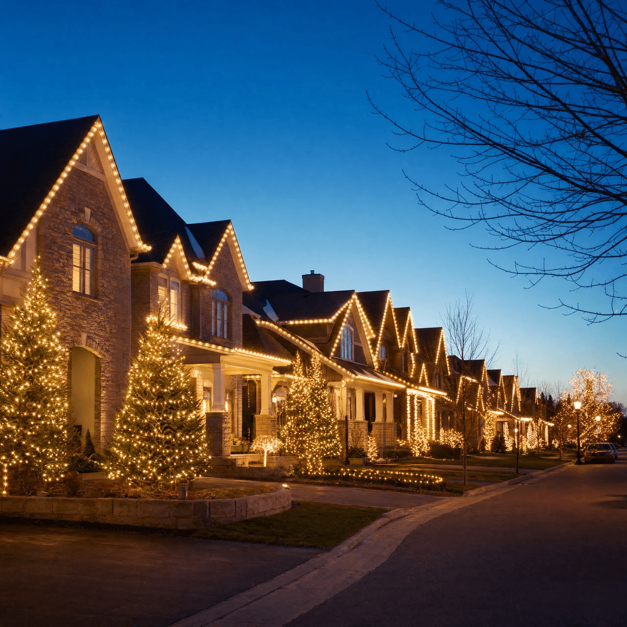 Holiday lighting CRM